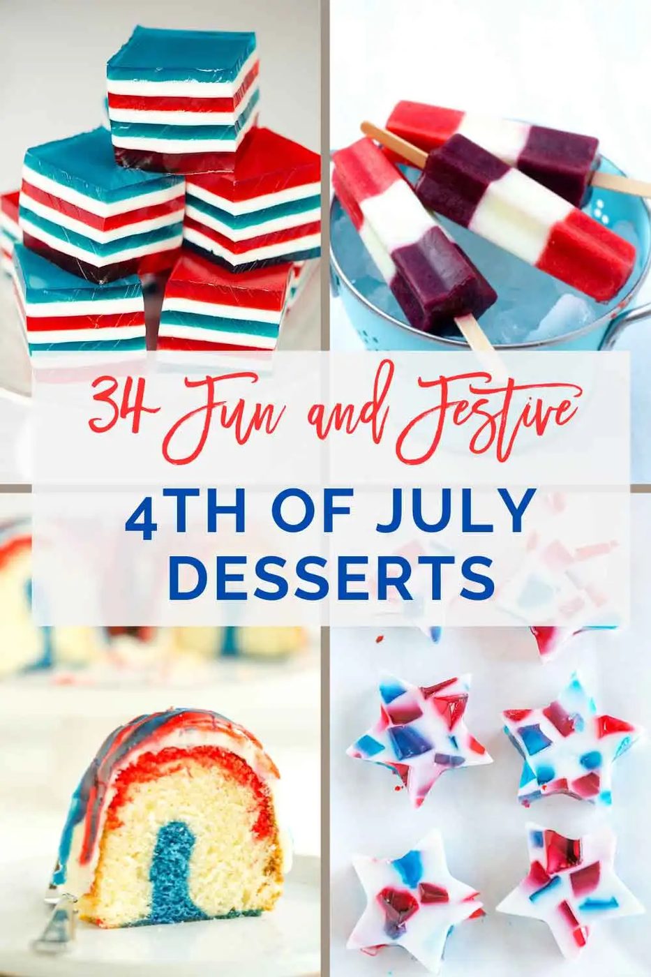 34 Festive and Fun 4th of July Dessert Recipes