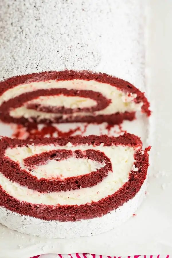 Red Velvet Roll Cake | #recipe #ValentinesDay