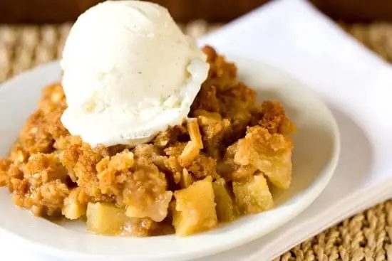 Almond-Apple Crisp