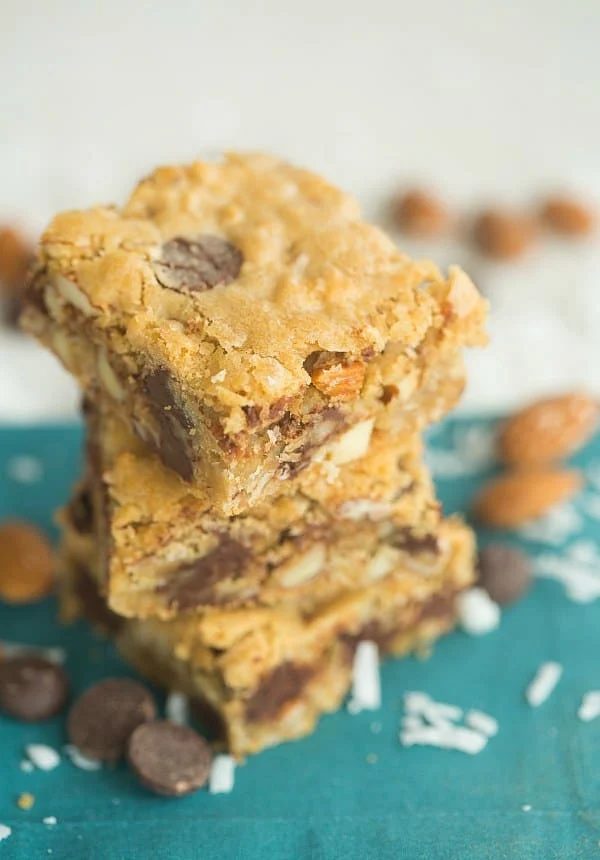 Almond Joy Cookie Bars