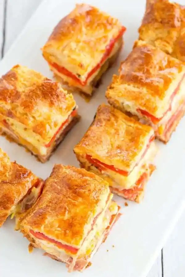 Antipasto Appetizer Squares