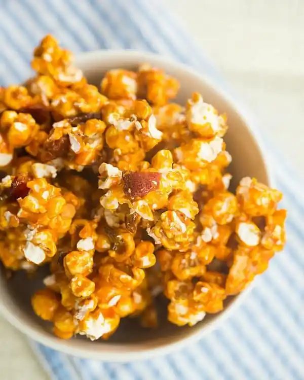 Bacon & Cashew Bourbon Caramel Corn
