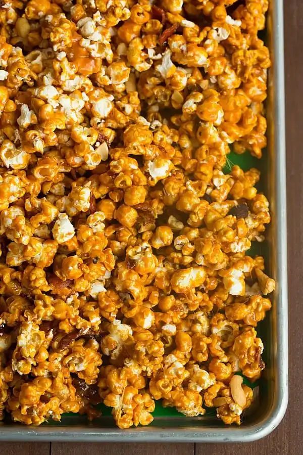 Bacon & Cashew Bourbon Caramel Corn