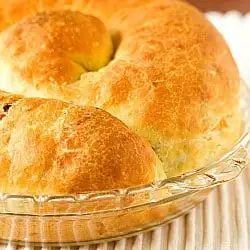 Bacon and Cheese Easter Bread