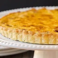 Bacon and Cheese Quiche Tart