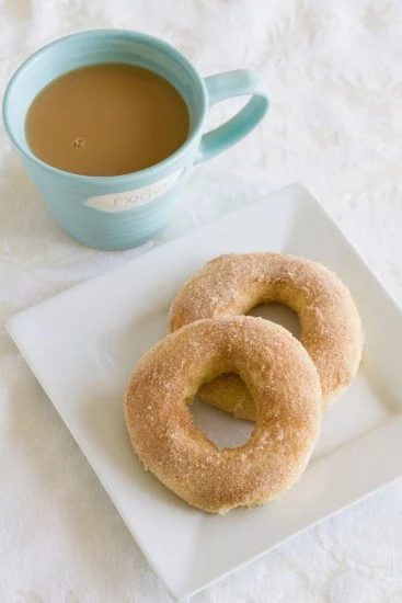 Baked Doughnuts plus Cinnamon-Sugar