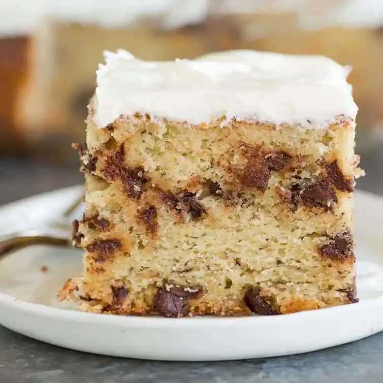 Banana-Chocolate Chip Snack Cake