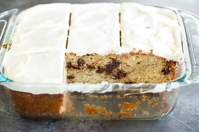 Banana-Chocolate Chip Snack Cake