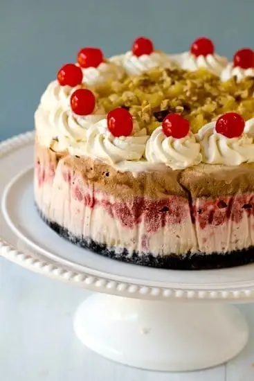 Banana Split Ice Cream Cake