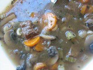 Beef Mushroom Barley Soup