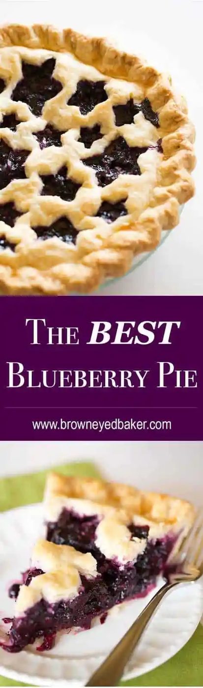 The standby Blueberry Pie you'll ever make - guaranteed! |