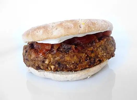 Black Bean Mushroom Burgers