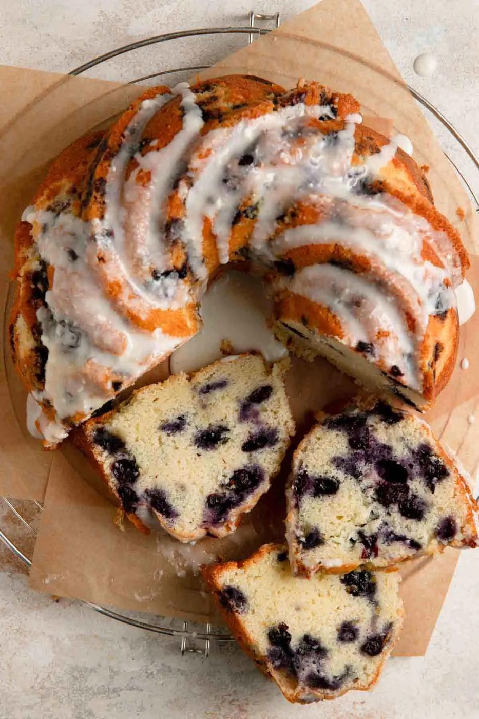 Lemon Blueberry Bundt Cake