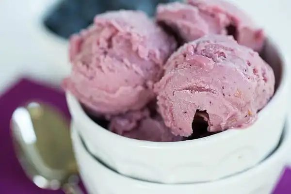Blueberry Buttermilk Sherbet