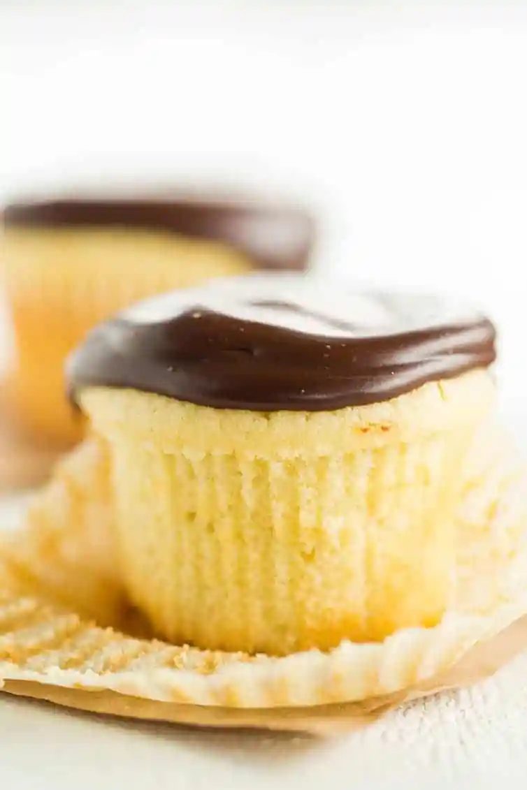 Boston Cream Cupcakes