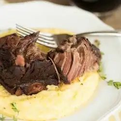 Braised Short Ribs plus Cheesy Grits (Slow Cooker)