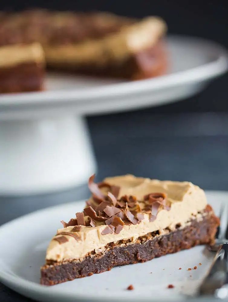 Brownie Cake plus Cookie Butter Frosting