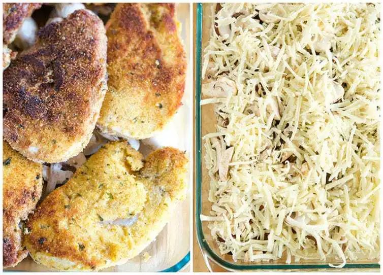 Cheesy Chicken plus Mushrooms