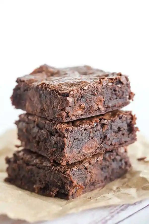 These from-scratch brownies have all of the great texture and flavor of box-mix brownies, without any of the processed ingredients.