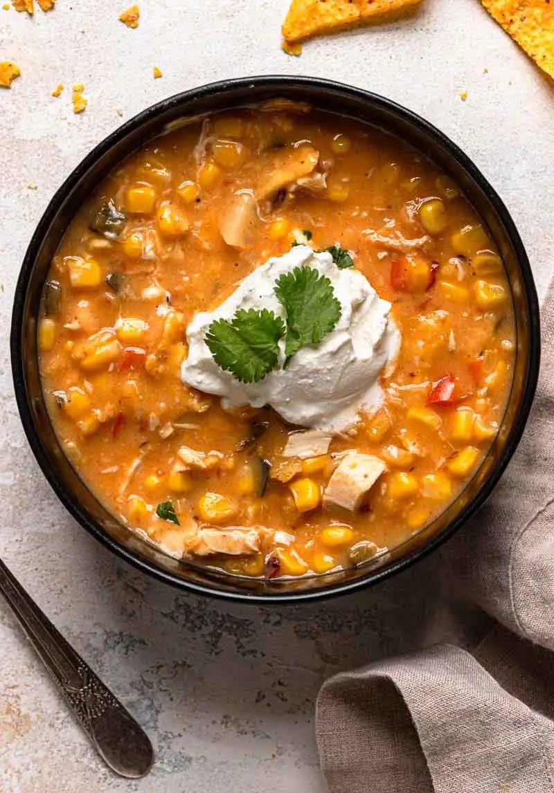 Chipotle Chicken & Corn Chowder