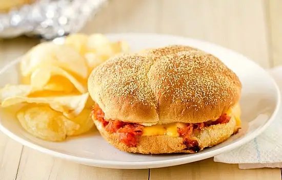 Chipped Ham BBQ Sandwiches