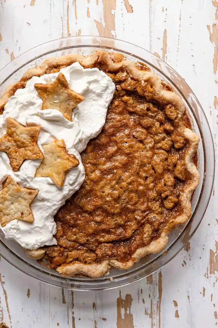 Kentucky Derby Chocolate Bourbon Walnut Pie