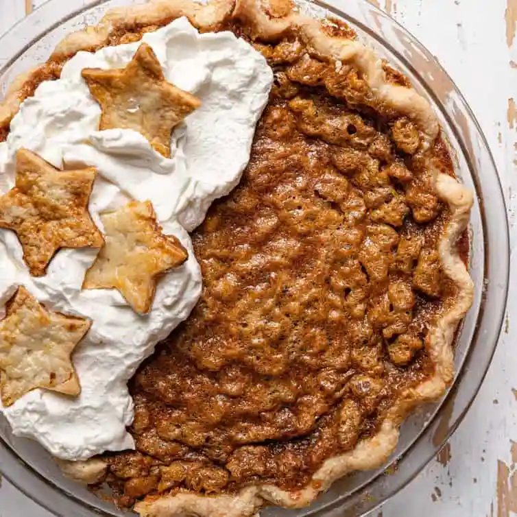 Kentucky Derby Chocolate Bourbon Walnut Pie