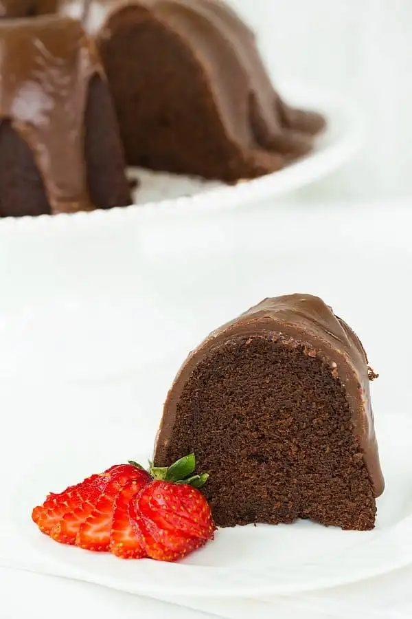 Chocolate Bundt Cake plus Chocolate Fudge Icing