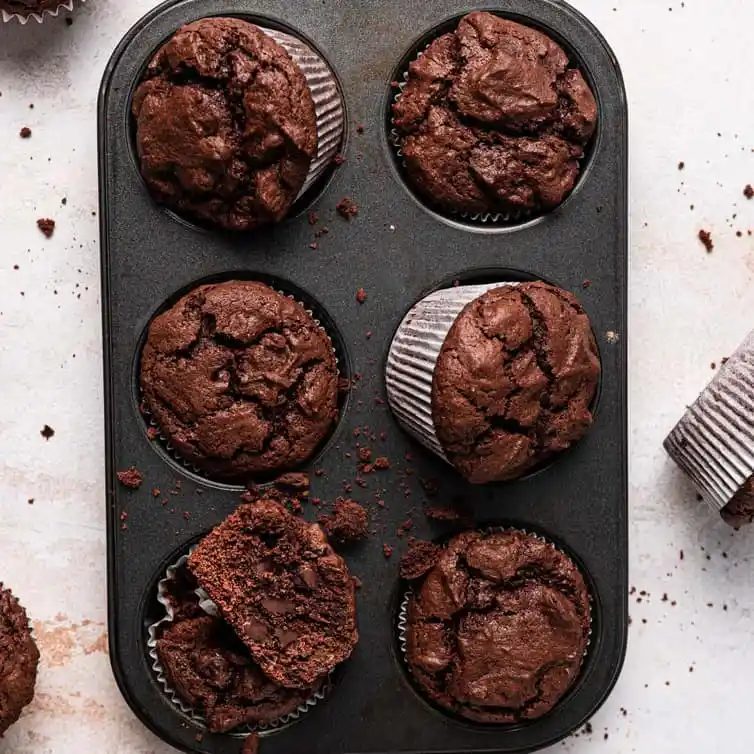 Triple Chocolate Muffins