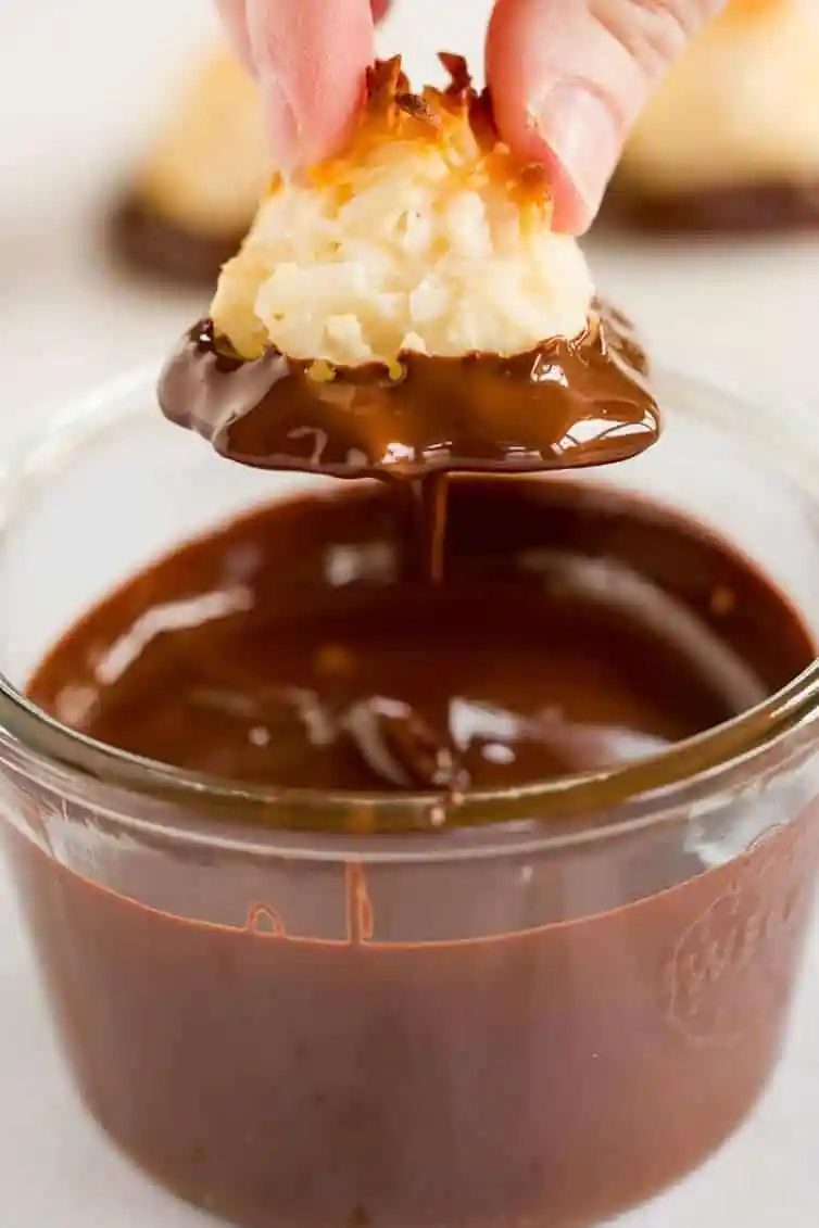 Coconut Macaroons - These chocolate-dipped coconut macaroons are so straightforward to mix and always a crowd favorite!