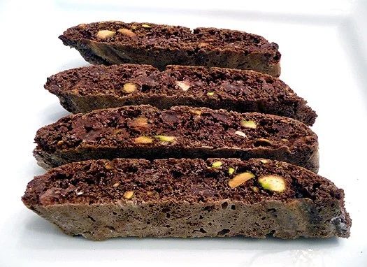 Chocolate-Pistachio Biscotti