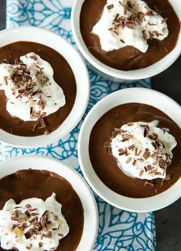 Chocolate Pots de Creme recipe - The most decadent chocolate dessert you might ever find! |