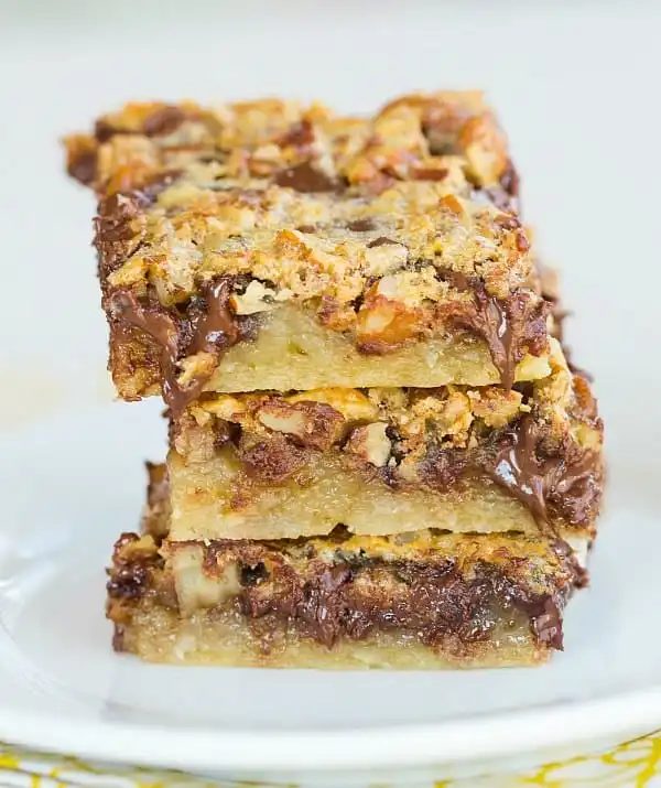 Chocolate Chip-Pecan Pie Bars
