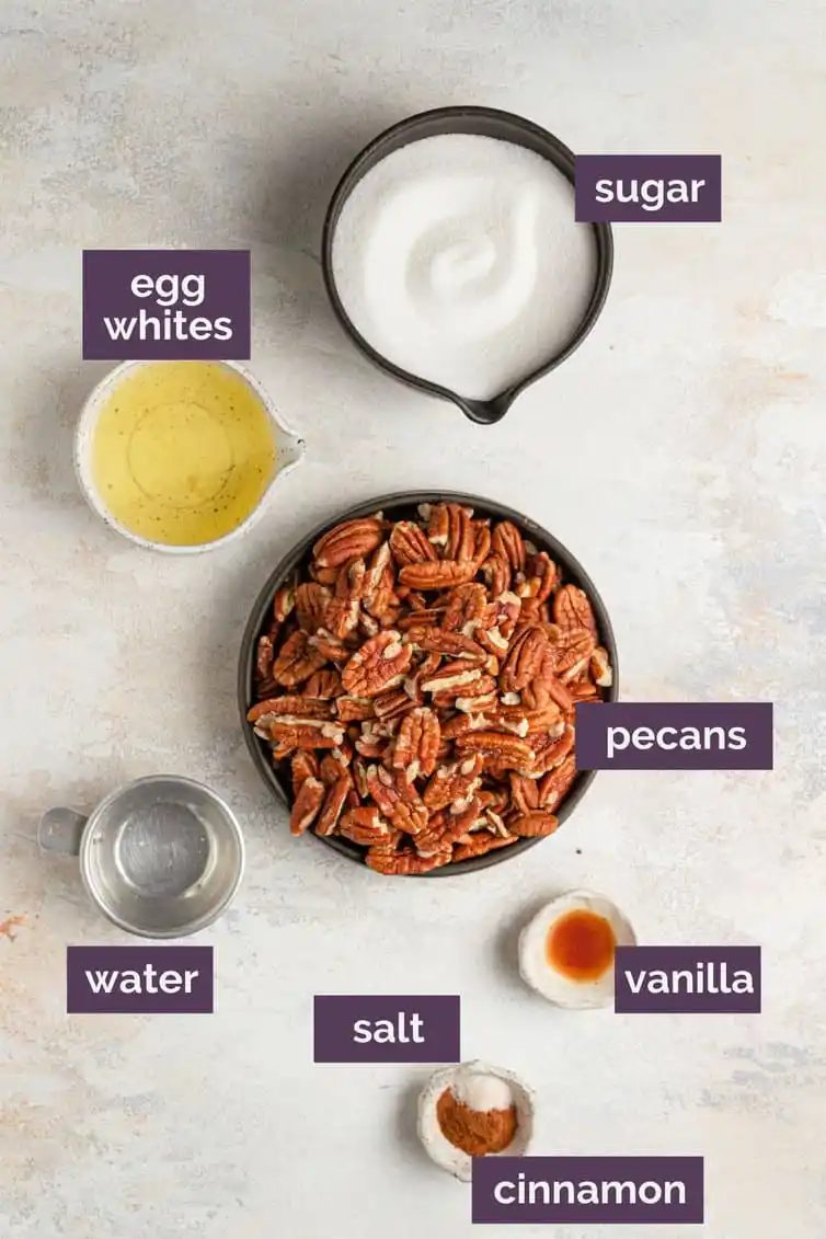 Cinnamon-Sugar Candied Pecans
