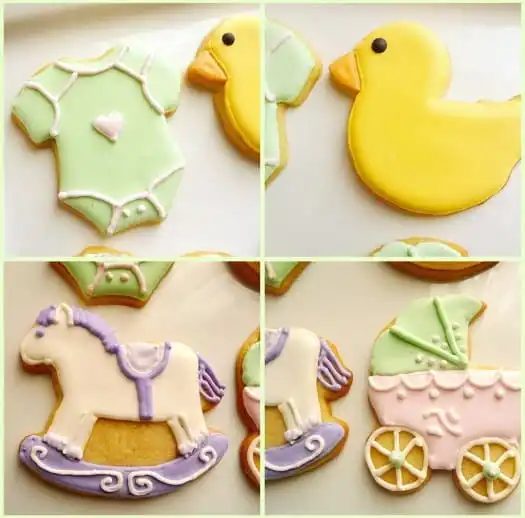 Classic Baby Shower Cookies