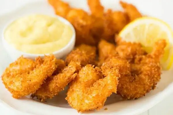 Coconut Shrimp plus Mango Dipping Sauce