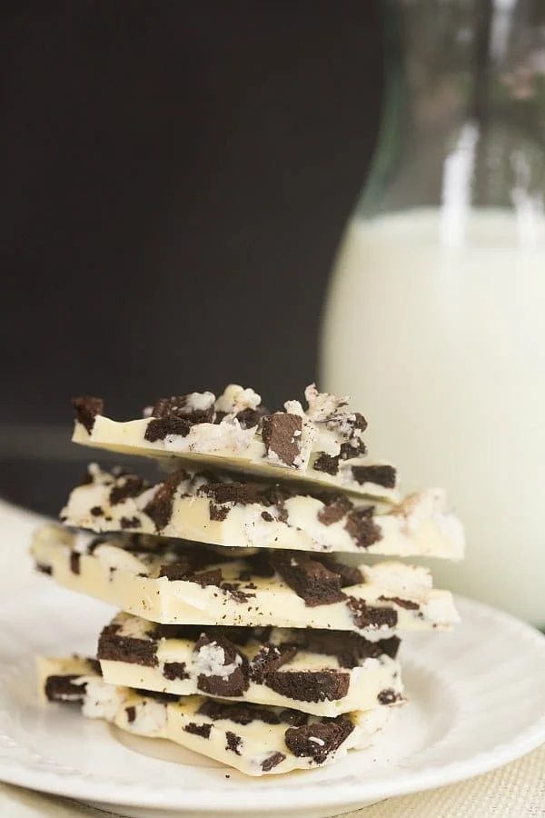Cookies and Cream White Chocolate Bark