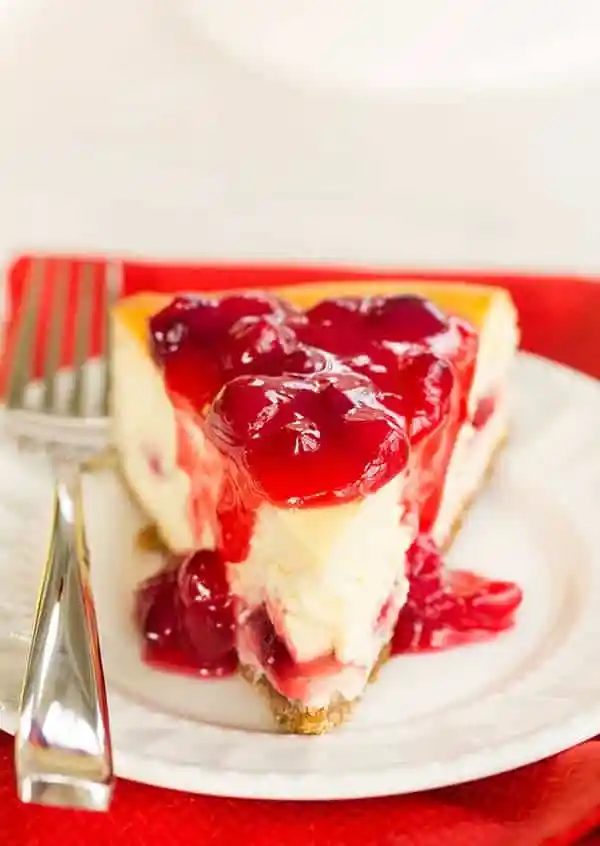 Cranberry-Eggnog Cheesecake
