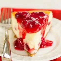 Cranberry-Eggnog Cheesecake