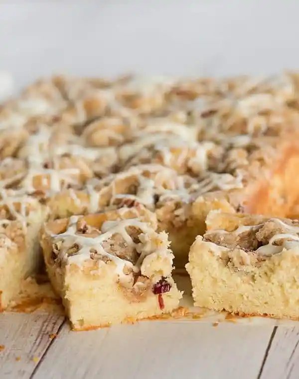 Overnight Cranberry-Eggnog Coffee Cake