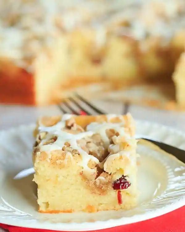 Overnight Cranberry-Eggnog Coffee Cake |