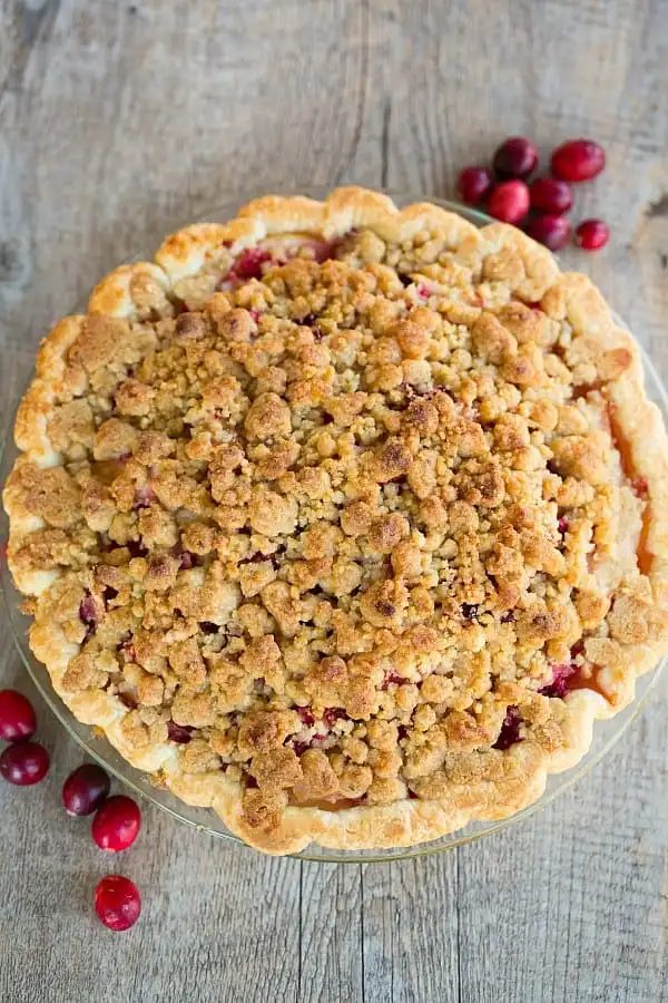 Cranberry-Ginger Pear Pie