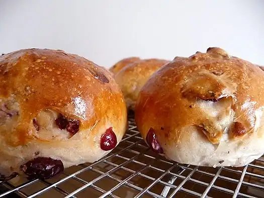 Cranberry-Walnut Rolls
