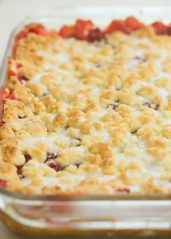 Cream Cheese Cherry Pie Crumb Bars