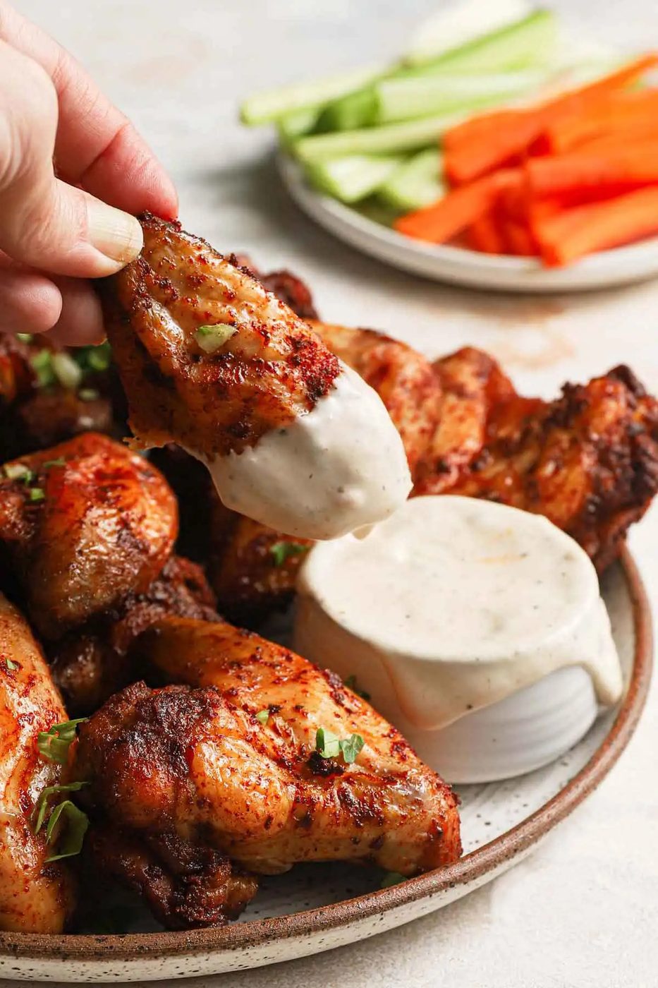 Baked Chicken Wings, crispy