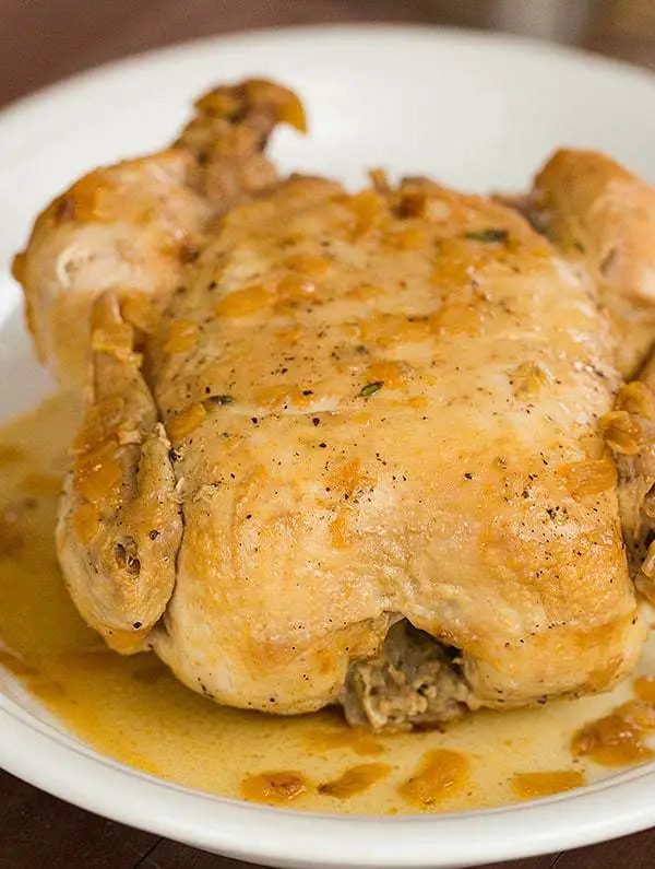 Slow Cooker Whole Roasted Chicken