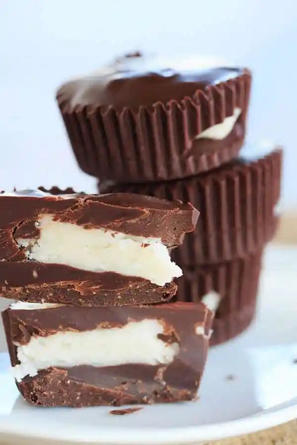 Dark Chocolate Coconut Cups |