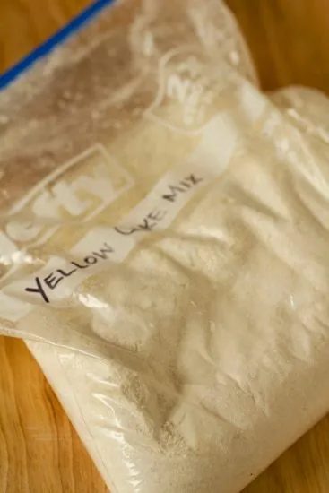 DIY: From-scratch Yellow Cake Batter Mix