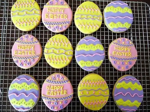 Easter Egg Sugar Cookies