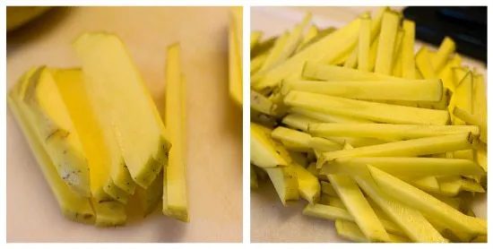 Straightforward From-scratch French Fries